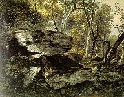 Asher Brown Durand Study from Rocks and Trees oil painting